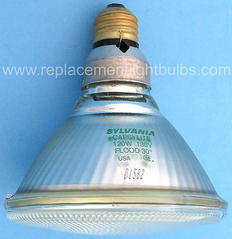 Sylvania Capsylite 120PAR/CAP/SPL/FL30 130V 120W Halogen PAR38 Flood 30 Light Bulb