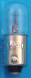 1490 3.2V BA9s Miniature Bayonet Light Bulb