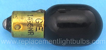 GE 1495NR 1495 Natural Red 28V .3A Miniature Bayonet Light Bulb