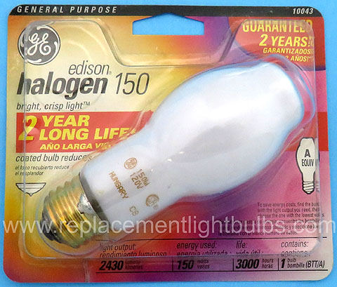 GE 150BTT/SW 120V 150W E26 Medium Screw Base Soft White Light Bulb