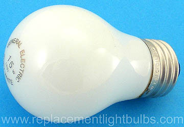GE 15A/W 120V 15W Medium Screw Light Bulb