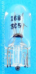 168 14V .35A 3CP Wedge Light Bulb