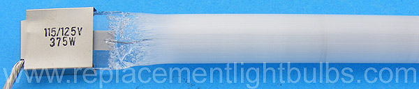 Eiko QH375T3/FR 115-125V 375W Frosted Translucent Quartz Heater light bulb replacement lamp