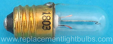 GE 1803 4V .06A E10 Miniature Screw Base Radio Light Bulb