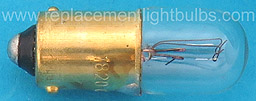 1820 28V .1A BA9s Miniature Bayonet Light Bulb