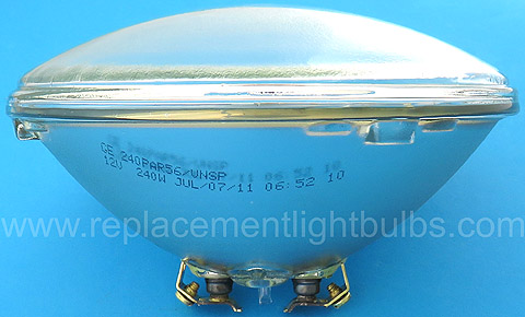 GE 240PAR56/VNSP 240W 12V Very Narrow Spot Sealed Beam Light Bulb Replacement Lamp