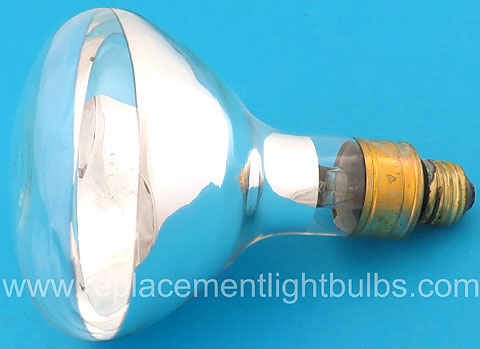Sylvania 250R40/5 250W 115-125V Infrared Clear Heat Lamp Replacement Light Bulb