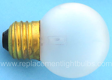 Yorkville 25G16/M/FR 120V 25W G16.5 Frosted Globe Light Bulb