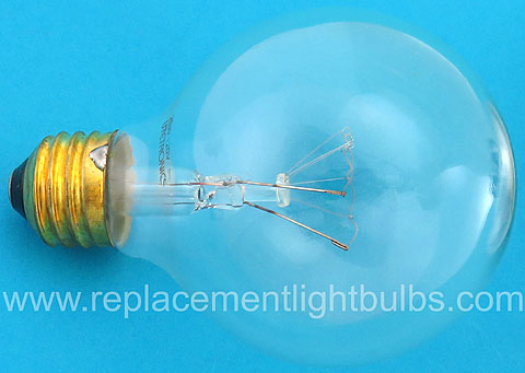 Litetronics 25G25/CL 25W 120V E26 Medium Screw Light Bulb