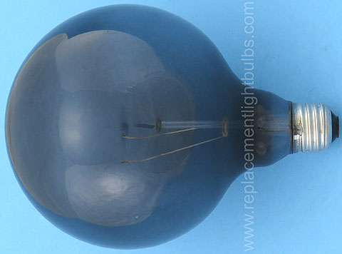 Sylvania 25G40TSM 25W 125-130V Mood Glo Smoke Glass Light Bulb
