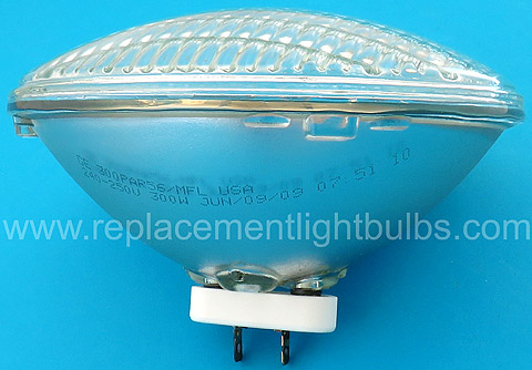 GE 300PAR56/MFL 240-250V 300W Medium Flood Light Bulb Replacement Lamp
