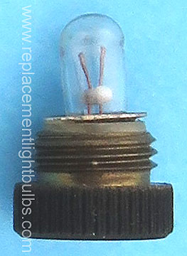 323 3V .19A Clear Threaded Aircraft Light Bulb Replacement Lamp