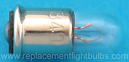 349 6.3V .2A .55CP Midget Flanged Light Bulb Replacement Lamp