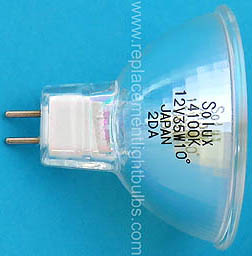 Eiko 35011 12V 35W Solux 4100K 41K 12V35W10° Spot Beam MR16 Replacement Light Bulb