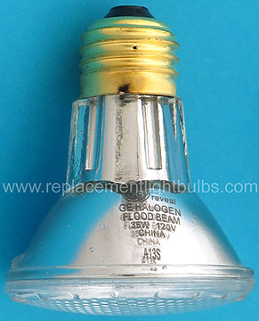 GE 35PAR20/H/FL30/RVL Reveal 120V 35W PAR20 Halogen Flood Beam Light Bulb