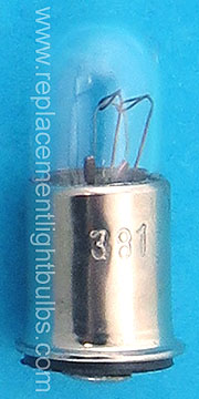 381 6.3V .2A Midget Flanged Light Bulb