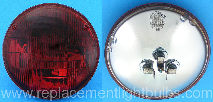 Wagner 4000R Red Sealed Beam Lamp