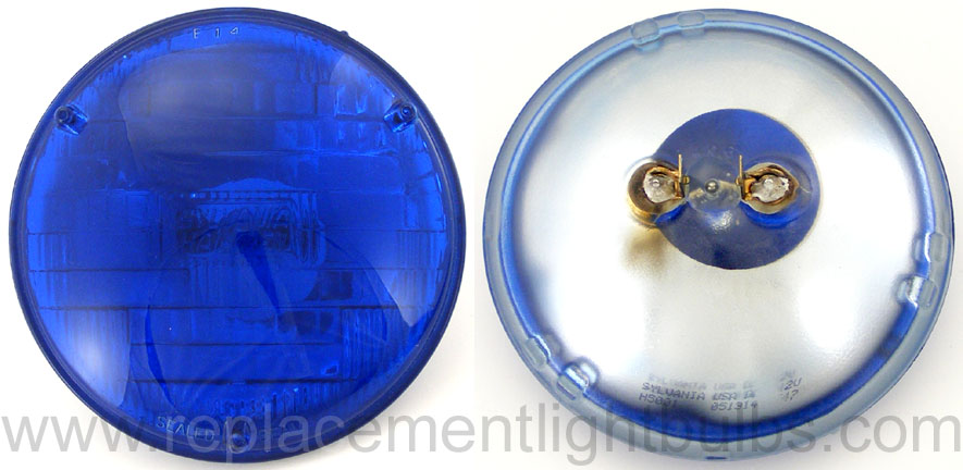 4001B 12V 37.5W 4001 Blue Sealed Beam Lamp