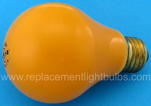 GE 40A21/O Orange 40W 120V Replacement Light Bulb