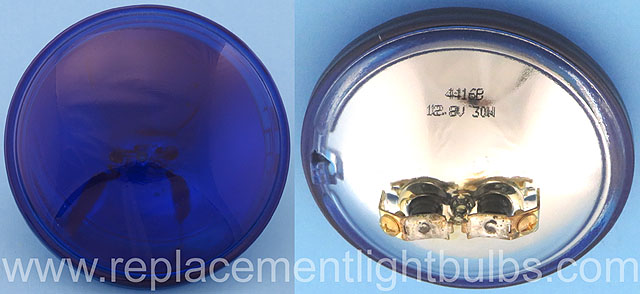 4416B 12V 30W Blue Sealed Beam Spot Light Bulb Replacement Lamp