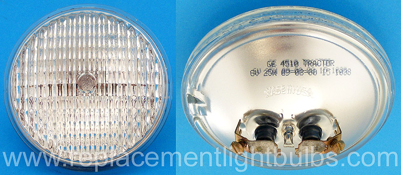 GE 4510 6V 25W PAR36 Sealed Beam Tractor Lamp replacement Light Bulb