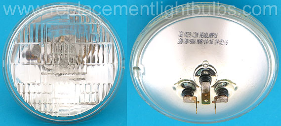 GE 4579 28V 80/60W CIM Headlamp Sealed Beam Lamp