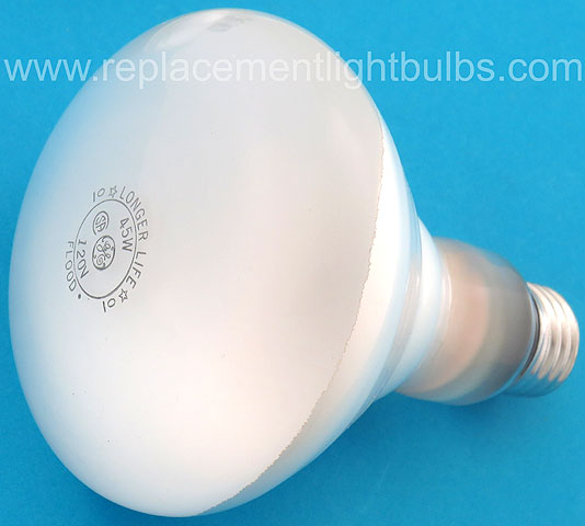 GE 45R30/FL/LL Longer Life 120V 45W Indoor Flood Reflector Light Bulb