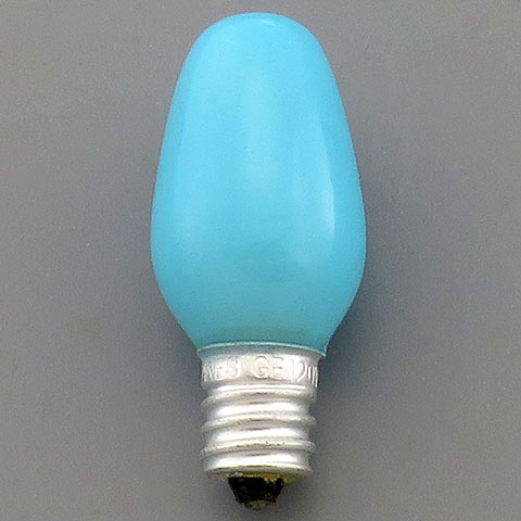 GE 4C7/BL 120V 4W Blue Glass Night Light Bulb