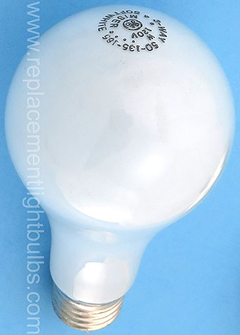 GE 50/185/SW/MI 50-135-185W 120V 3-Way Soft White Miser Light Bulb