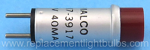 Dialco 507-3917-1471-600 Red 28V 40mA Pilot Light Bulb