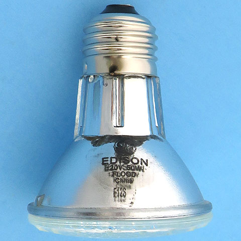 GE Edison 50PAR20/H/FL25 120V 50W Halogen PAR20 Flood Beam Light Bulb