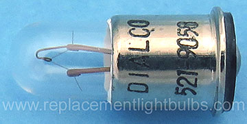 Dialco 521-9058 5V .03A Midget Flanged Light Bulb Replacement Lamp