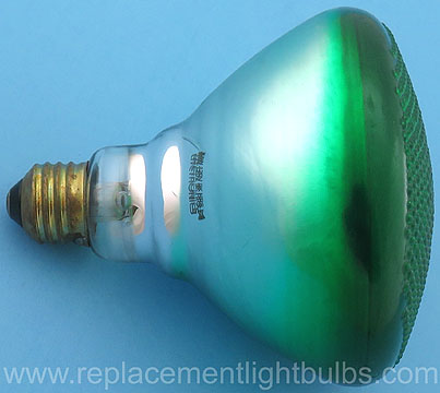 Lite-Tronics 54PAR38/G 54W 120V 9000 Hrs PAR38 Green Flood Beam Light Bulb
