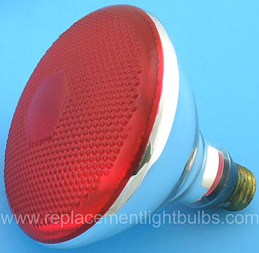 Lite-Tronics 54PAR38/R 54W 120V 9000 Hrs PAR38 Red Flood Beam Light Bulb