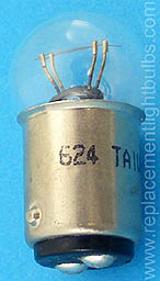 624 28V 6CP BA15d Light Bulb Replacement Lamp