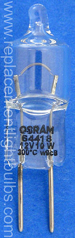 Osram 64418 12V 10W G4 Clear Oven Light Bulb, Replacement Lamp