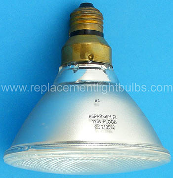 Eiko 65PAR38/H/FL 120V 65W Flood Halogen Light Bulb Replacement Lamp