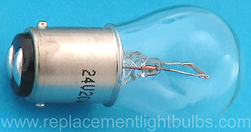 7439 P20W/24V 20W 23.5CP Double Contact Bayonet Base Light Bulb