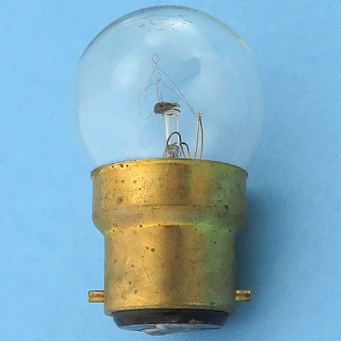 GE 7.5G11/B22d 7.5W 115-125V Clear Globe Light Bulb