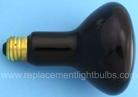 GE 75R30/BLB 120V 75W Blacklight Blue Reflector Light Bulb