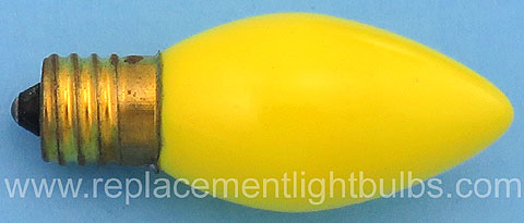 7C9Y 7C9CY 7C9 130V 7W E17 Ceramic Yellow Light Bulb