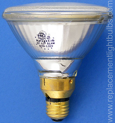 GE 80PAR/HIR/SP12 80W 120V Halogen-IR SP 12° Beam Spot Lamp
