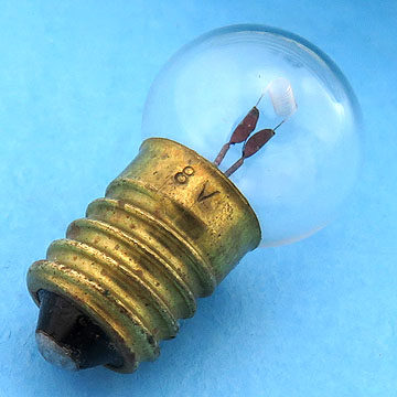 8V E10 Miniature Screw G4.5 Glass Light Bulb