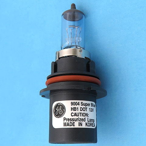 GE 9004SB 9004 Super Blue HB1 DOT 12V 65/45W Replacement Auto Headlamp High Low Beam Light Bulb
