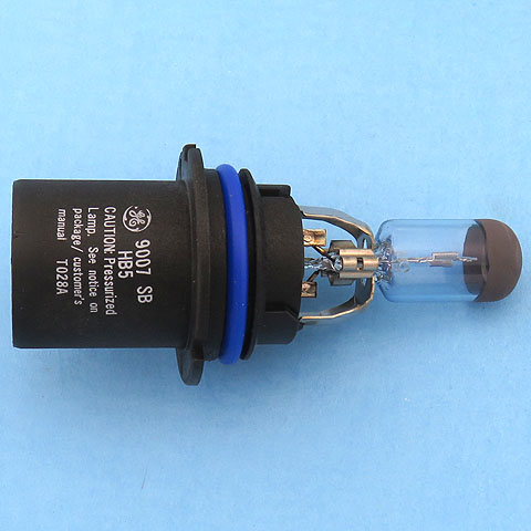 GE 9007SB HB5 9007 Super Blue DOT 12V 65/55W Auto Headlamp High/Low Beam Light Bulb