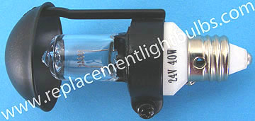 M-01088 24V 40W E11 Black Umbrella Lamp