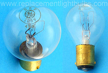GE BKF 125V 45W Light Bulb Replacement Lamp
