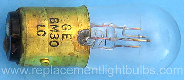 GE BM30 LC 4V BAY15d Headlamp Light Bulb