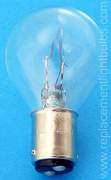 BNF 115-125V 75W Double Contact Bayonet S11 Clear Light Bulb