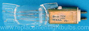 BWM 120V 750W Light Bulb Replacement Lamp
